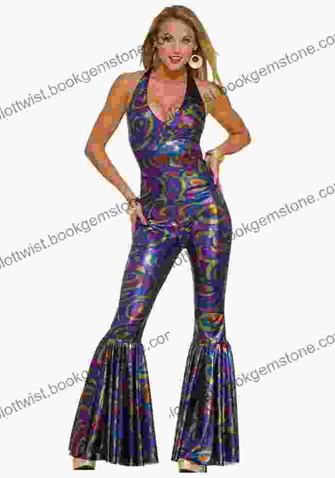 1970s Woman Wearing A Disco Dress Costume Through The Ages: Over 1400 Illustrations (Dover Fashion And Costumes)