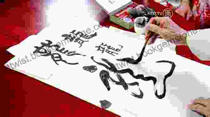 A Chinese Calligraphy Scroll, Demonstrating The Influence Of Chinese Characters On The Development Of Sumi E Through Japan With Brush Ink