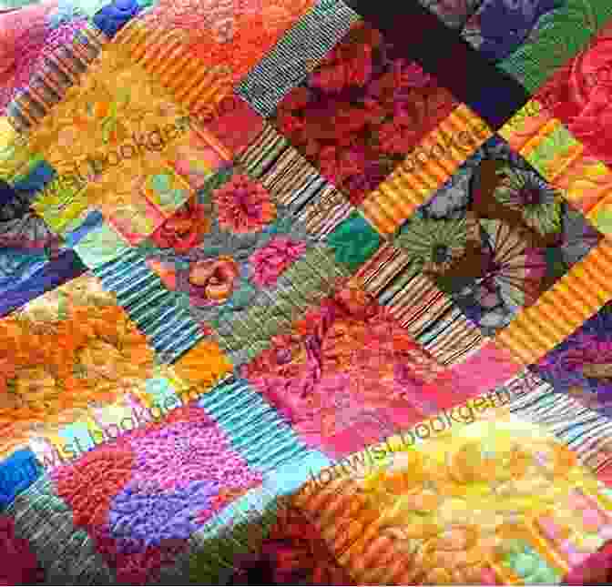 A Close Up Of A Colorful Patchwork Quilt, Featuring Intricate Patterns And Vibrant Fabrics Patch Work: A Life Amongst Clothes
