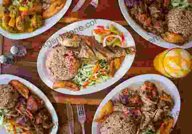 A Colorful Spread Of Caribbean Dishes GREATER THAN A TOURIST NASSAU NEW PROVIDENCE BAHAMAS: 50 Travel Tips From A Local (Greater Than A Tourist Caribbean 1)