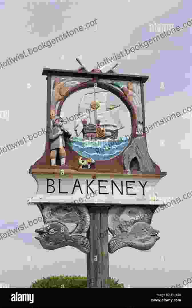 A Village Sign With The Name Of The Village And A Painted Depiction Of A Local Landmark The English Village: History And Traditions