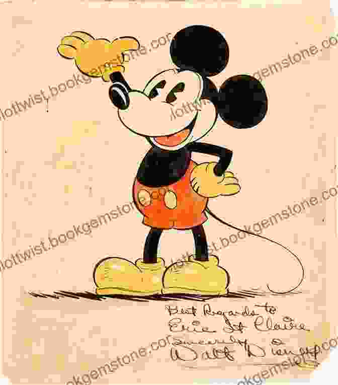 A Vintage Illustration Depicting The Early Design Of Mickey Mouse Secret Stories Of Mickey Mouse: Untold Tales Of Walt S Mouse