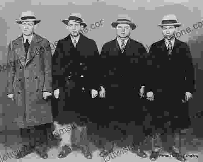 A Vintage Photograph Depicting Members Of The Mafia St. Clair, With Soldier Prominently Featured. Soldier: The Men Of Mafia St Clair 6