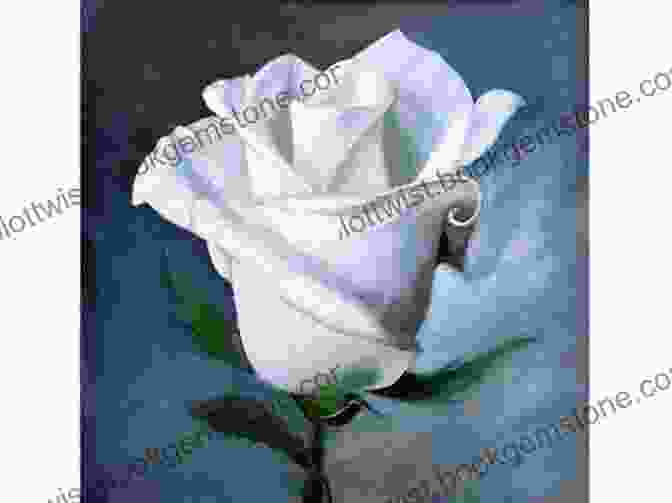 Acrylic Painting Of A Single White Rose Learn To Paint: Roses Cherie Burns