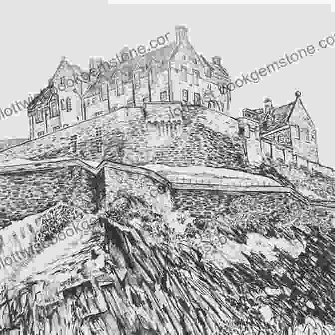 Architectural Sketch Of Edinburgh Castle By Mark Bergin How To Draw Scotland Mark Bergin