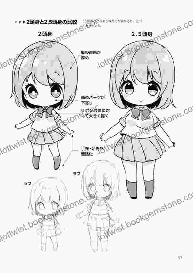 Chibi Coloring How To Draw Chibi: Easy Steps To Creating Chibi Characters