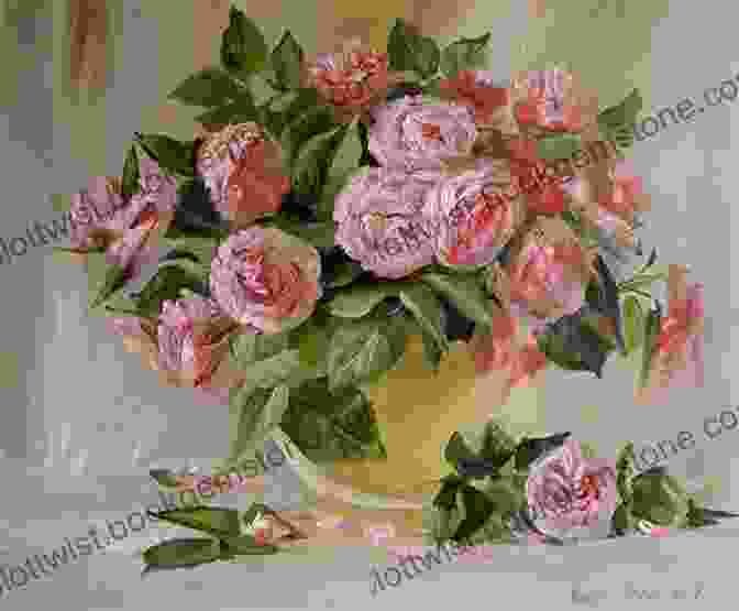 Oil Painting Of A Bouquet Of Pink Roses Learn To Paint: Roses Cherie Burns