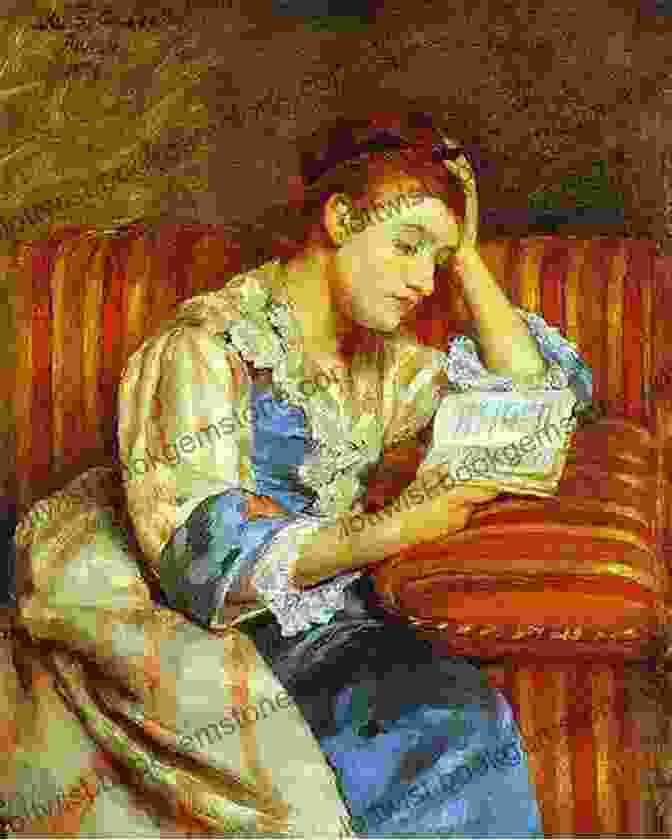 Oil Painting Of A Young Woman Reading A Book By Edgar Degas Winslow Homer: 500 Watercolor And Oil Paintings Realist Realism Annotated