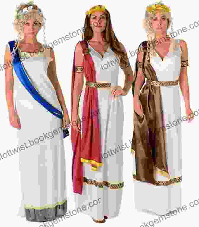Renaissance Woman Wearing A Gown With Classical Greek Motifs Costume Through The Ages: Over 1400 Illustrations (Dover Fashion And Costumes)