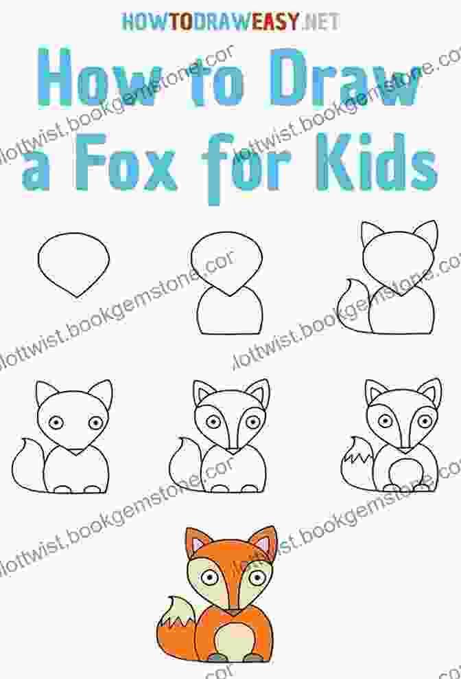 Step By Step Drawing Of A Woodland Fox How To Draw: Woodland Animals: In Simple Steps