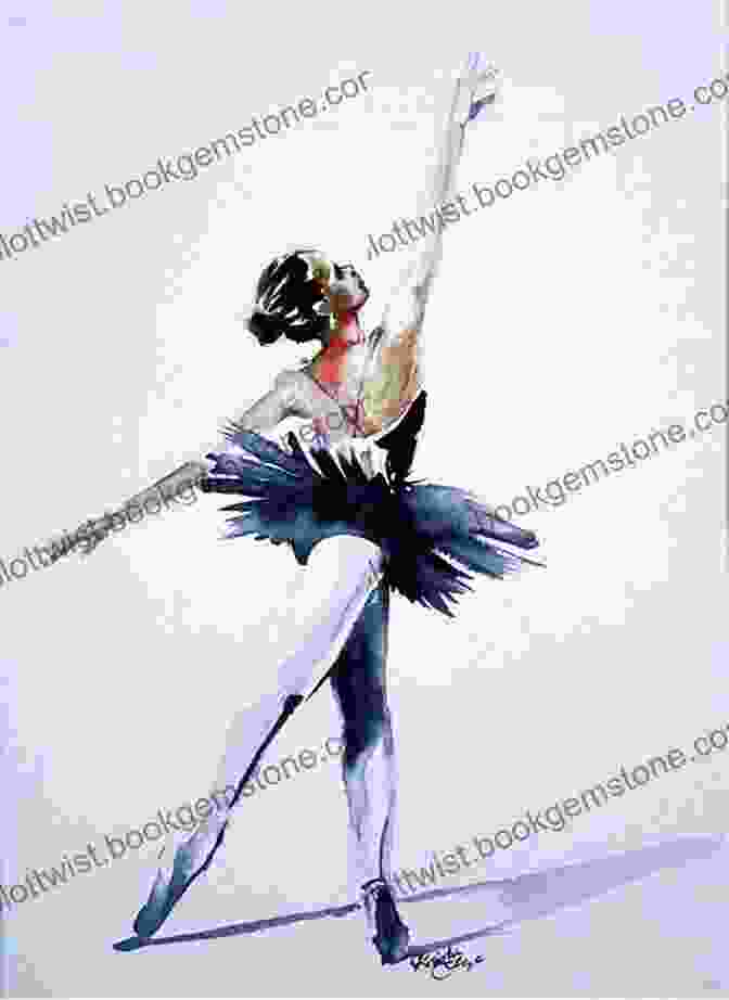 Step By Step Watercolor Painting Of A Graceful Ballerina, Poised In A Delicate Pose 15 Step By Step Watercolor Paintings: Watercolor Painting Instruction